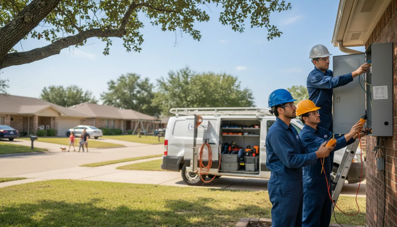 Certified electrician providing emergency electrical services in Mcgehee, AR